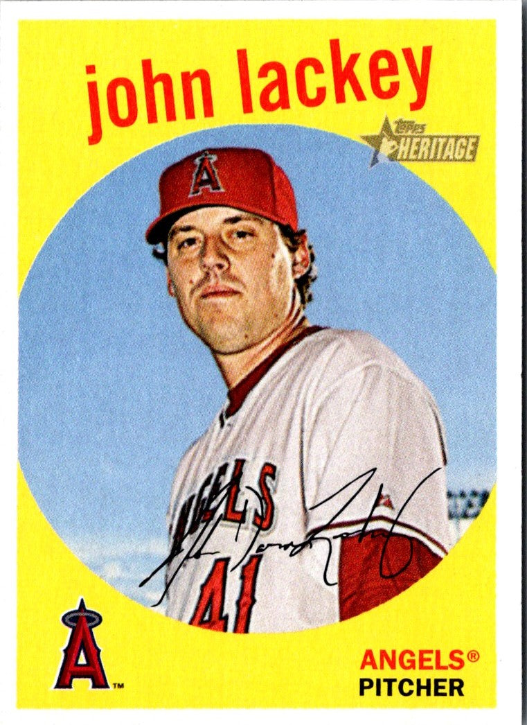 2008 Topps Heritage John Lackey