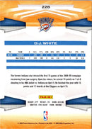 2009 Panini D.J. White