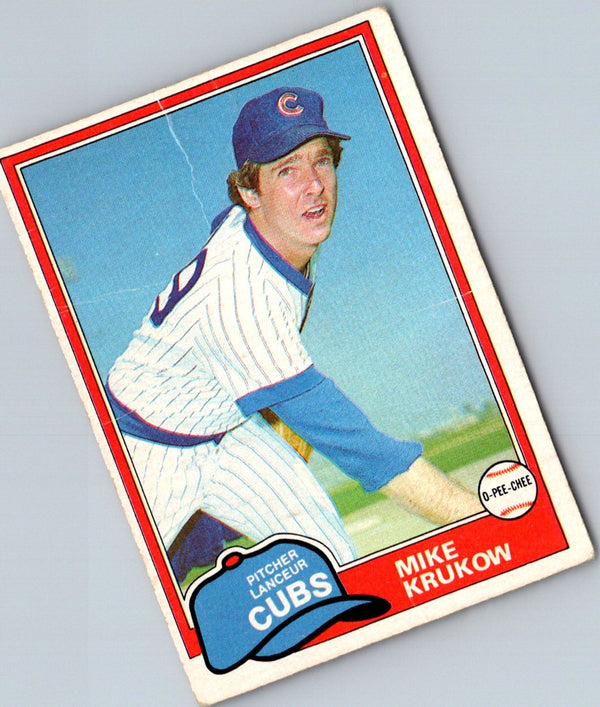 1981 O-Pee-Chee Mike Krukow #176