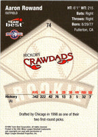 1999 Team Best Aaron Rowand #74