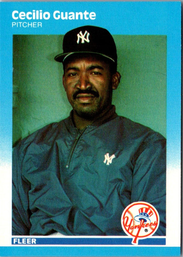 1987 Fleer Update Cecilio Guante #U-38