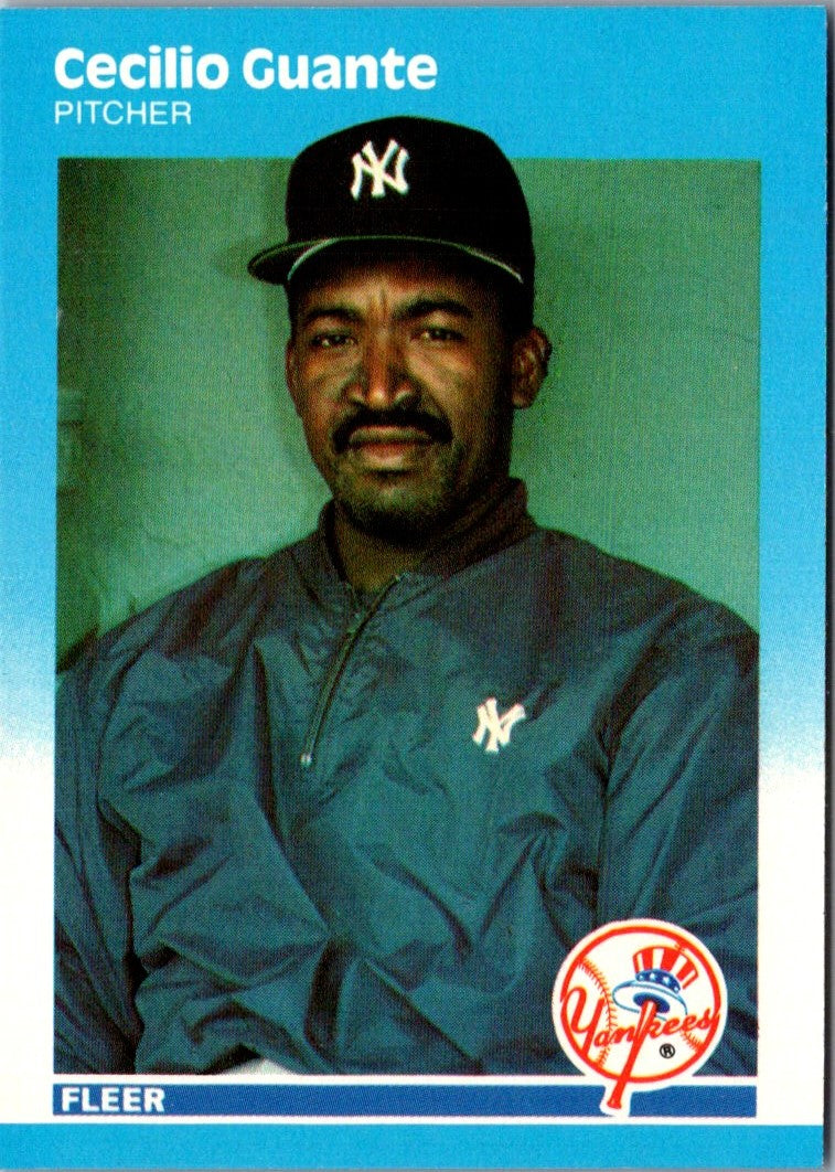 1987 Fleer Update Cecilio Guante