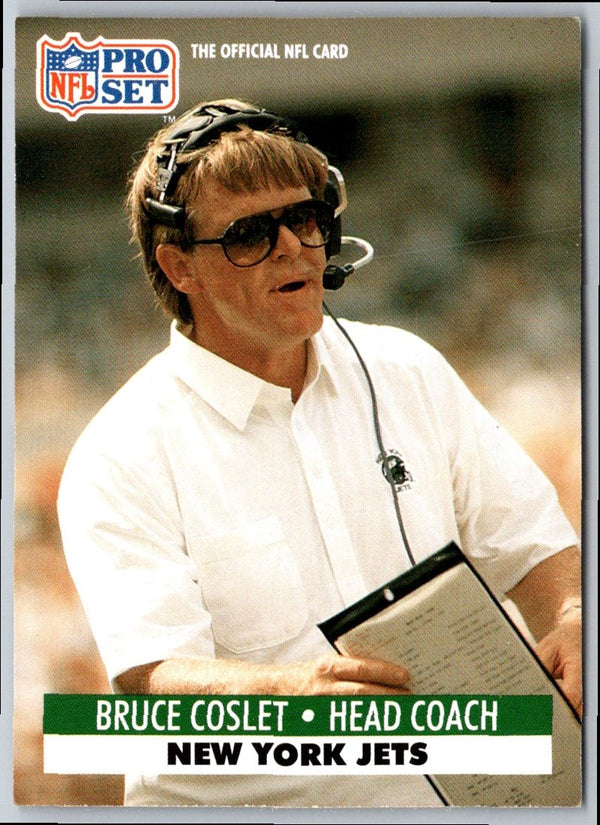 1991 Pro Set Bruce Coslet #252