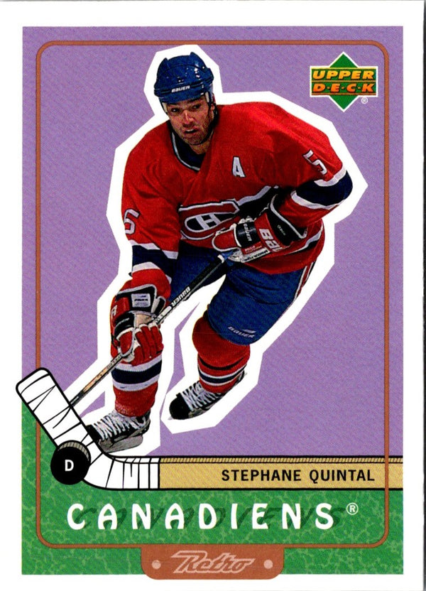 1999 Upper Deck Retro Stephane Quintal #40