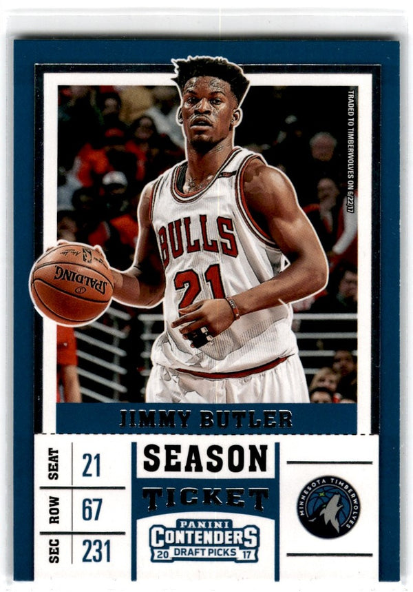 2017 Panini Contenders Draft Picks Jimmy Butler #24A