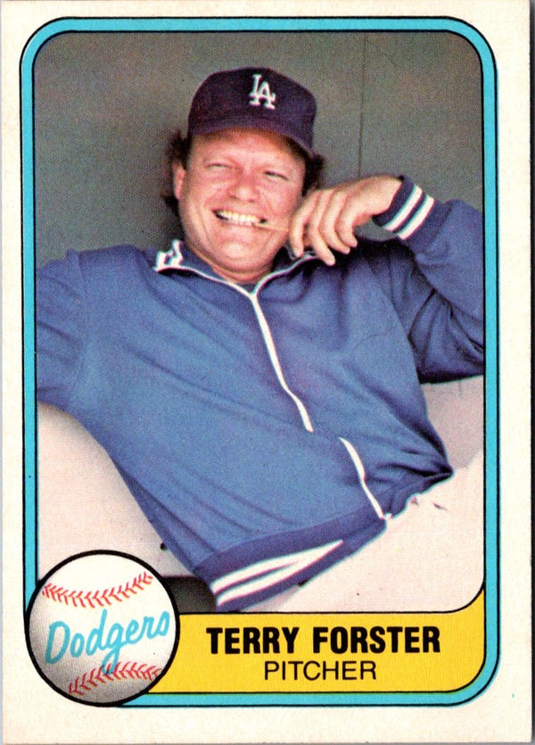 1981 Fleer Terry Forster #119