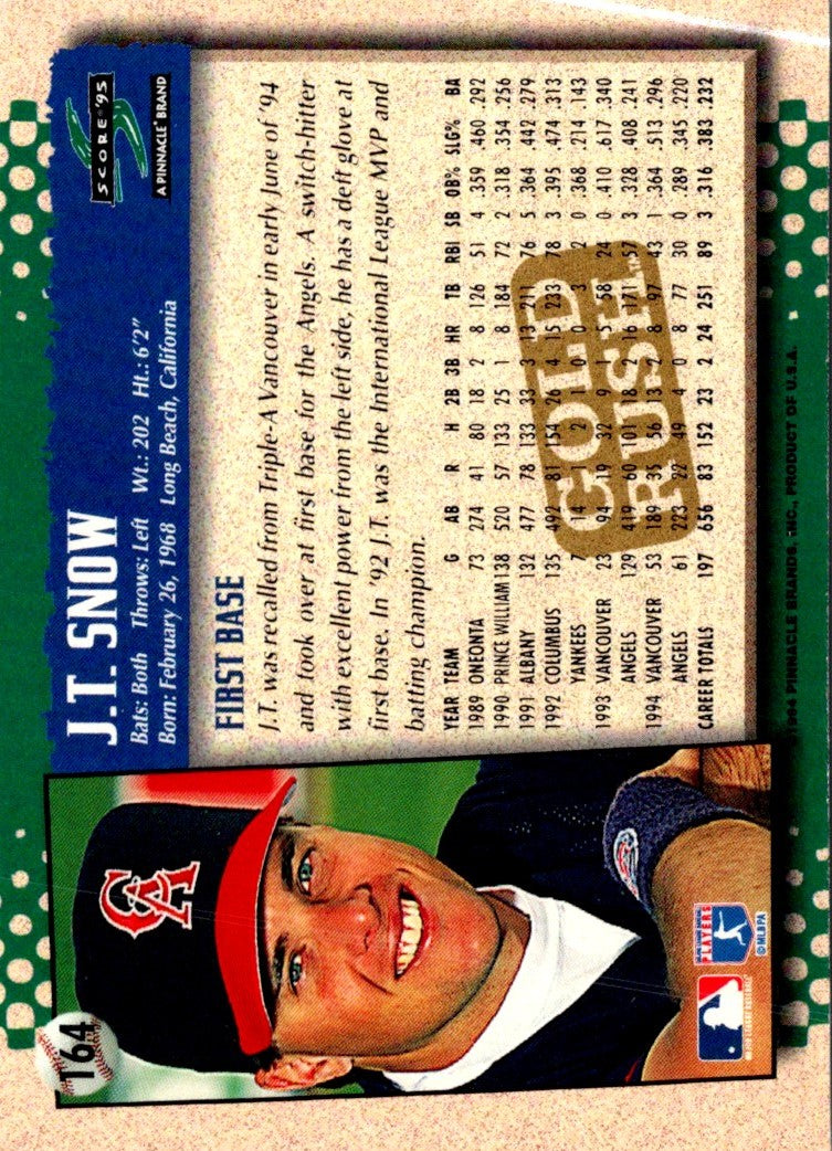 1995 Score J.T. Snow