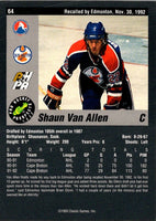 1993 Classic Pro Prospects Shaun Van Allen #64
