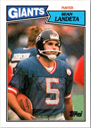 1987 Topps Sean Landeta