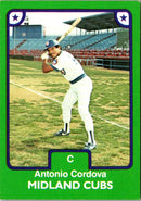1984 TCMA Midland Cubs Antonio Cordova