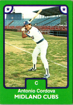 1984 TCMA Midland Cubs Antonio Cordova #2