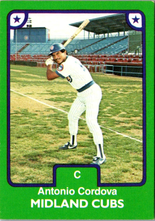 1984 TCMA Midland Cubs Antonio Cordova #2
