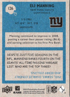 2009 Upper Deck Eli Manning #126
