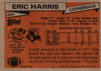 1981 Topps Eric Harris #354 Rookie