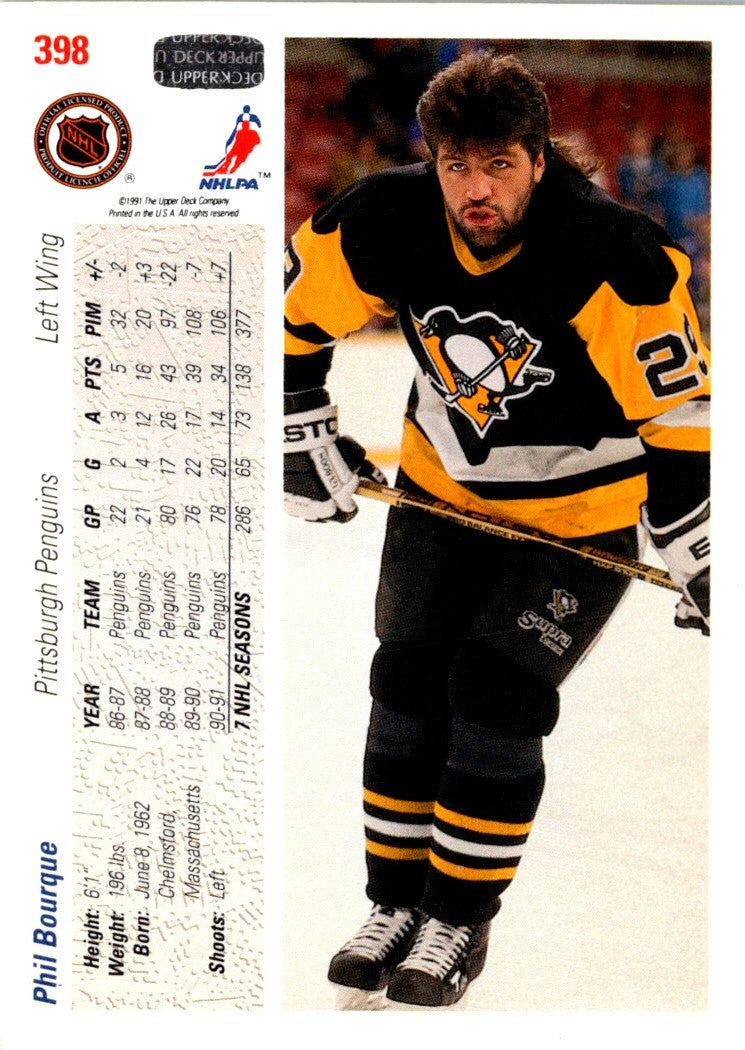 1991 Upper Deck Phil Bourque