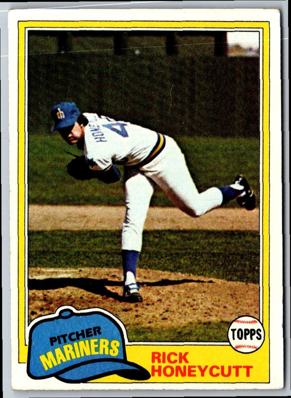 1981 Topps Rick Honeycutt #33