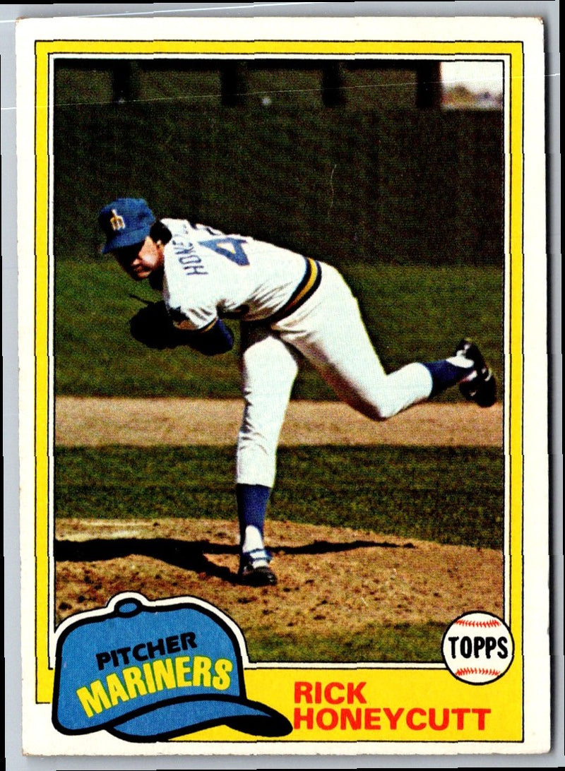 1981 Topps Rick Honeycutt