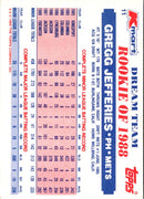 1989 Topps Kmart Dream Team Gregg Jefferies