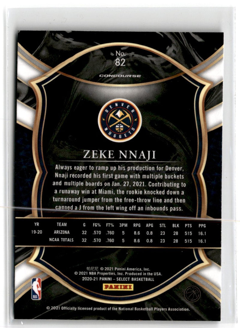 2020 Panini Zeke Nnaji