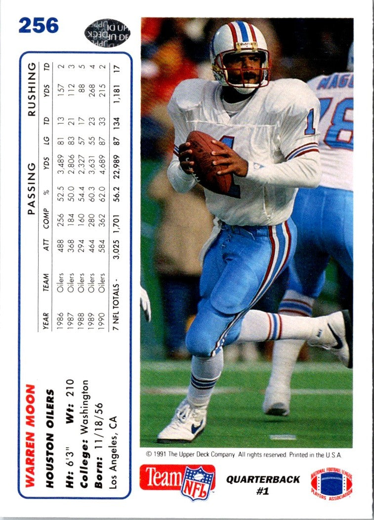 1991 Upper Deck Warren Moon