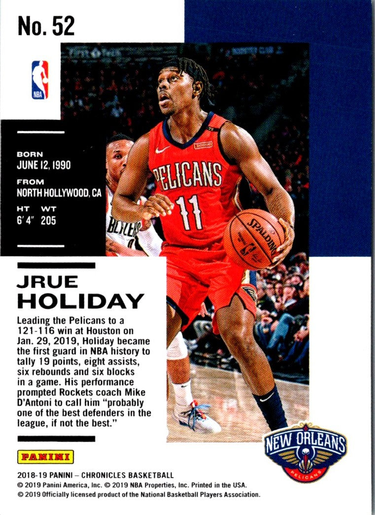 2018 Upper Deck Jrue Holiday