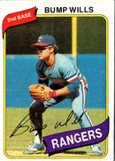 1980 Topps Bump Wills