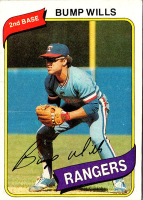 1980 Topps Bump Wills #473 NM-MT