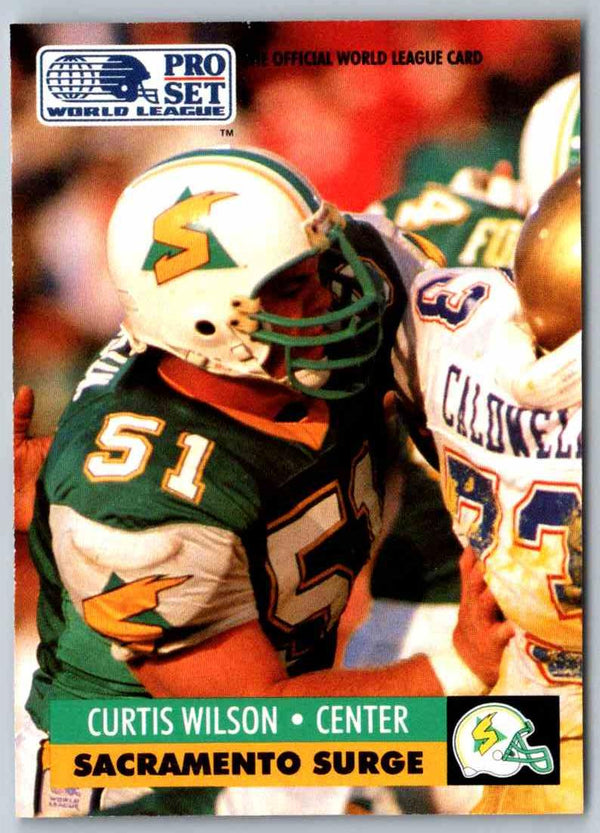 1991 Proset World League Curtis Wilson #139