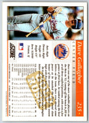 1993 Score Dave Gallagher