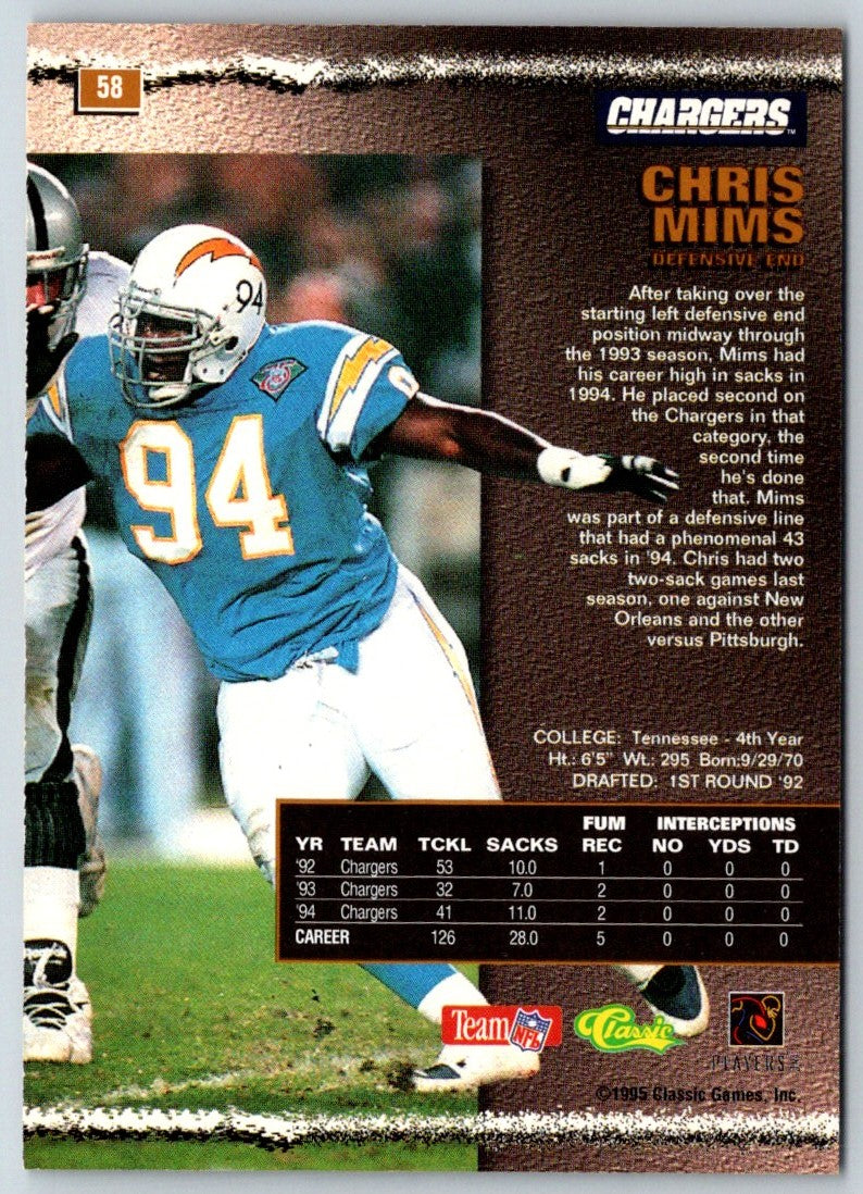 1995 Pro Line Chris Mims