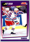 1991 Score Canadian English Joey Kocur