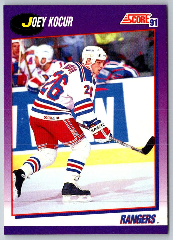 1991 Score Canadian English Joey Kocur #92
