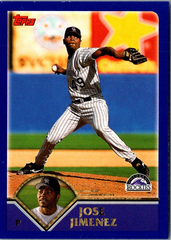 2003 Topps Jose Jimenez #51