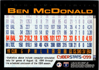 1995 Topps CyberStats (Spectralight) Ben McDonald #99