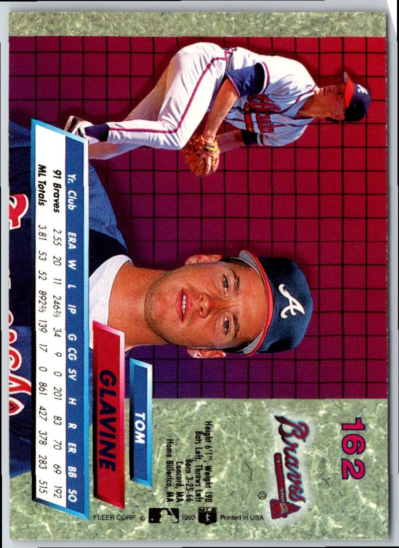 1992 Ultra Tom Glavine