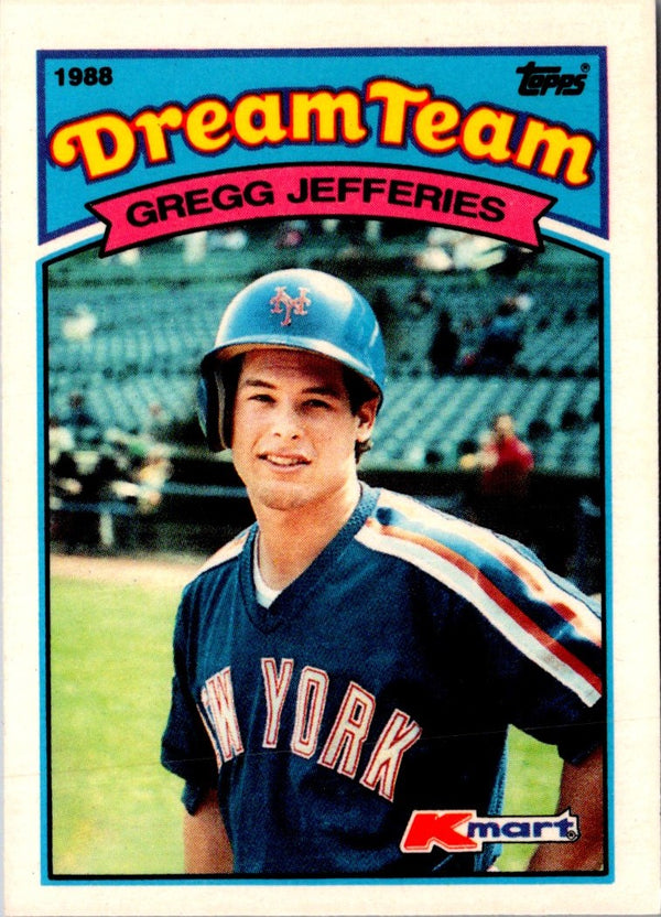 1989 Topps Kmart Dream Team Gregg Jefferies #11