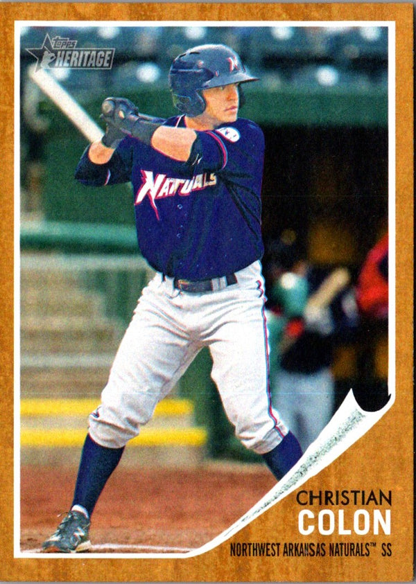 2011 Topps Heritage Minor League Christian Colon #86