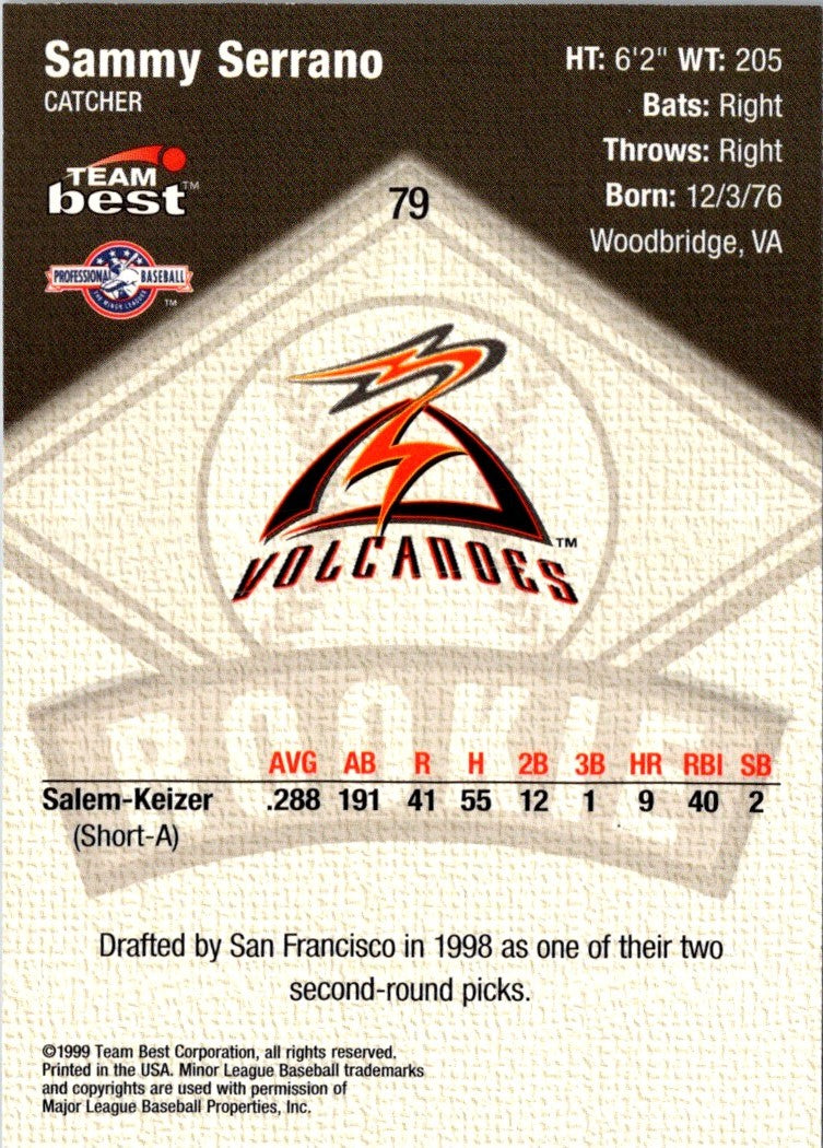 1999 Team Best Sammy Serrano