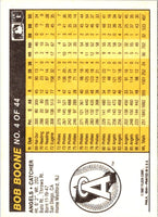 1987 Fleer Award Winners Bob Boone #4