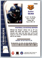 1999 Collector's Edge Triumph Junior Seau #T90