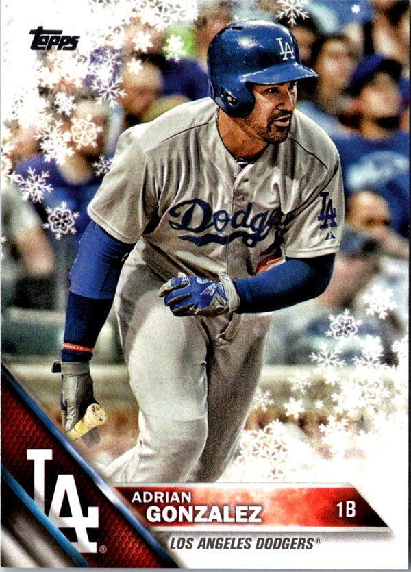 2016 Topps Holiday Baseball Adrian Gonzalez #HMW153