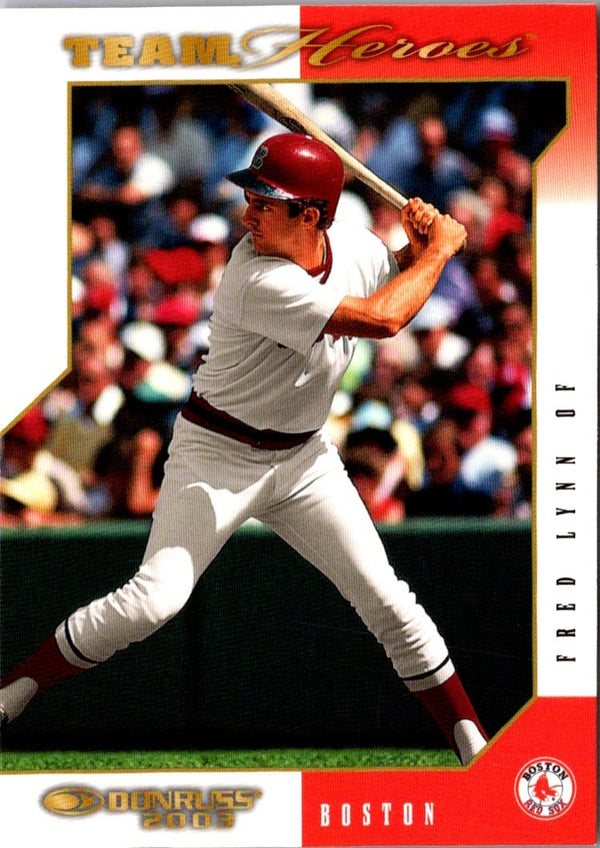 2003 Donruss Team Heroes Glossy Fred Lynn #79