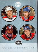 2002 Upper Deck Vintage Sergei Samsonov/Joe Thornton/Nick Boynton/Glen Murray