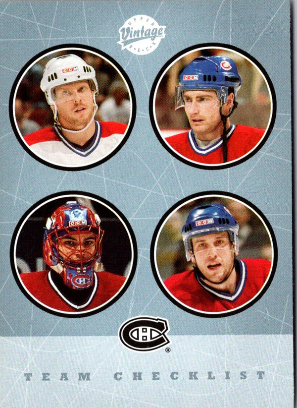 2002 Upper Deck Vintage Sergei Samsonov/Joe Thornton/Nick Boynton/Glen Murray #263