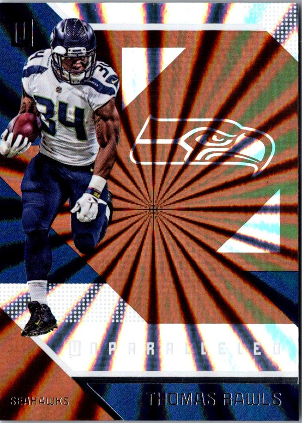 2016 Panini Unparalleled Thomas Rawls #148