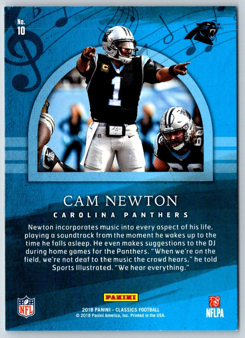 2018 Panini Classics Composers Cam Newton