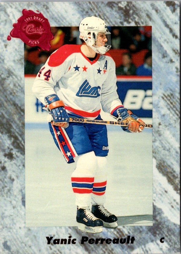 1991 Classic Draft Picks Yanic Perreault #39