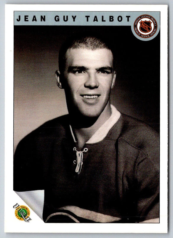 1991 Ultimate Original 6 Jean Guy Talbot #16