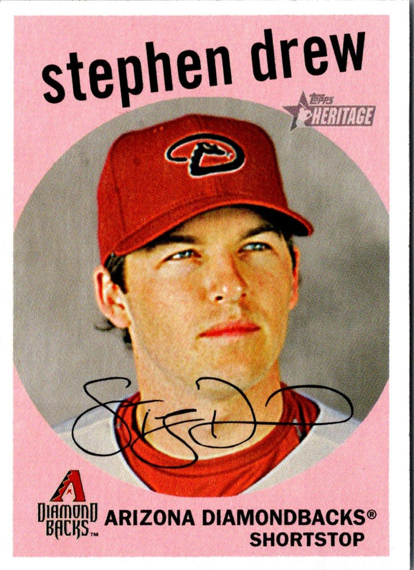 2008 Topps Heritage Stephen Drew #306