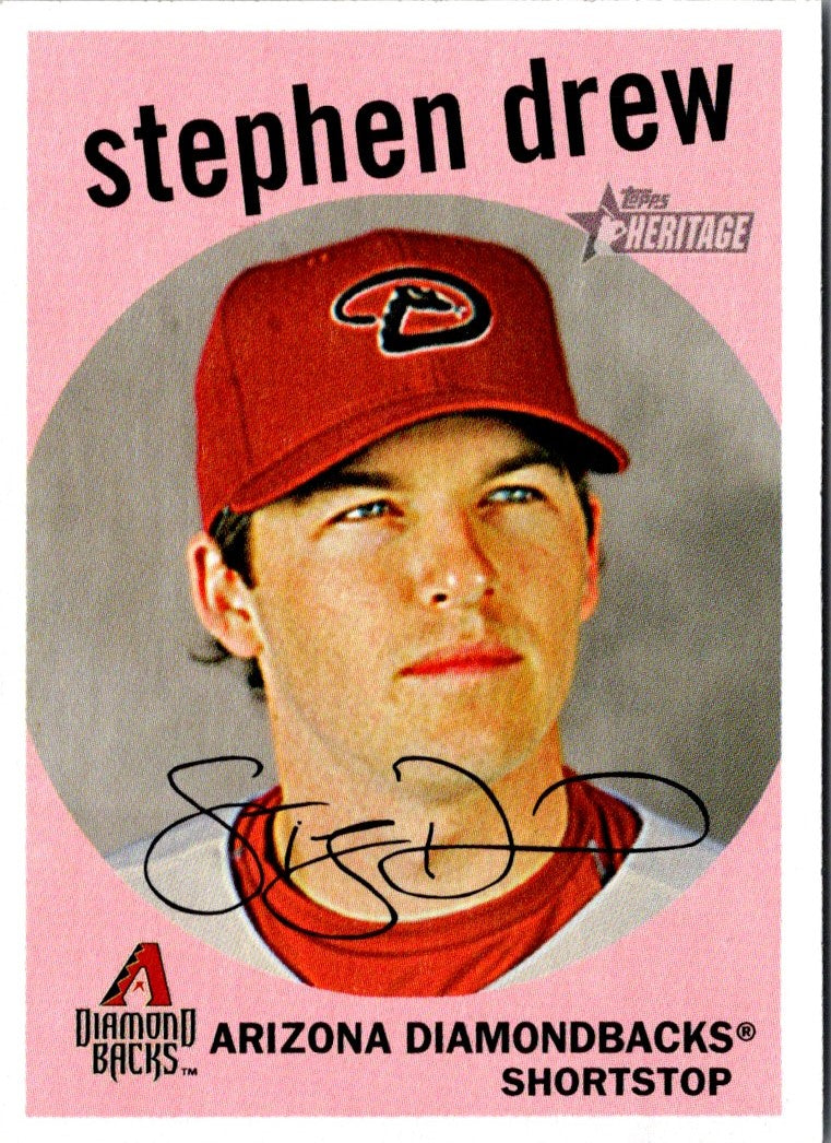 2008 Topps Heritage Stephen Drew